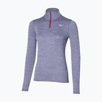 Longsleeve de alergare pentru femei Mizuno Impulse Core Half Zip cadet