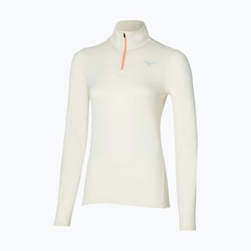 Longsleeve de alergare pentru femei Mizuno Impulse Core Half Zip pristine