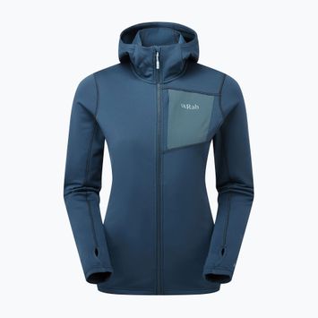 Hanorac pentru femei Rab Superflux Hoody tempest blue