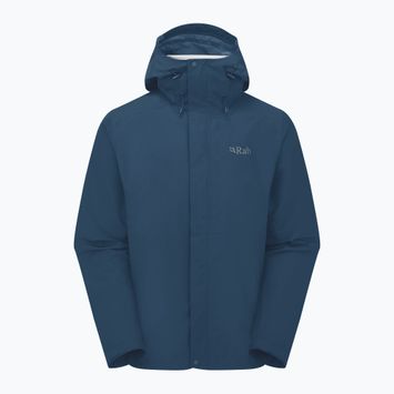 Geacă de ploaie pentru bărbați Rab Downpour tempest blue