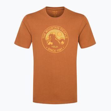 Tricou pentru bărbați  Rab Stance Alpine Peak red earth