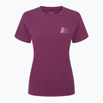 Tricou pentru femei Rab Tuku Vista Tee mulberry