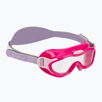 Masca de înot pentru copii Speedo Sea Squad Jr roz electric/miami liliac/blossom/clear