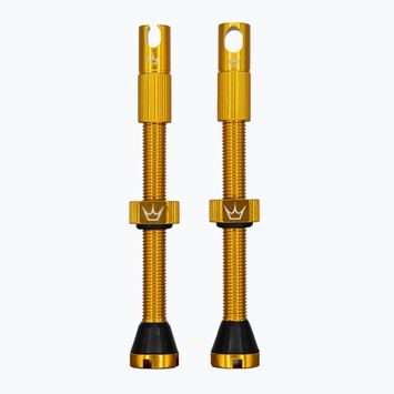 Set de supape presta Peaty's X Chris King MK2 Tubeless Valves 60 mm gold