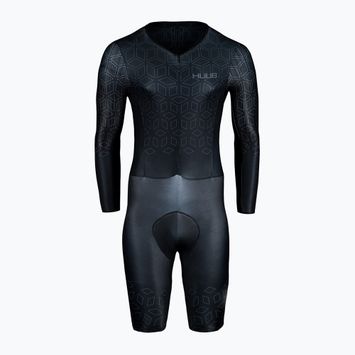 Combinezon de ciclism pentru bărbați HUUB TT Suit black/charcoal