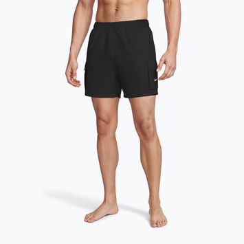 Șorturi de baie pentru bărbați Nike Voyage Solid Essential 5" Volley black