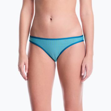 Partea de jos a costumului de baie Nike Ripple Texture Hipster Bikini bleached turquoise