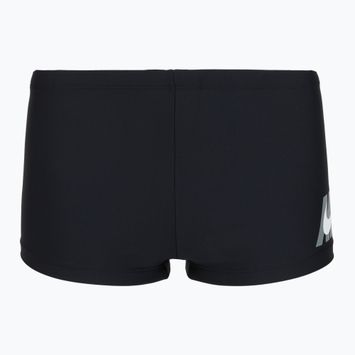 Boxeri de baie pentru bărbați Nike Logo Graphic Square Leg black