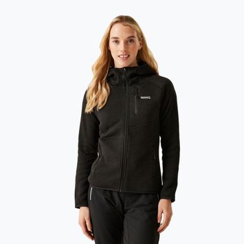 Bluză de trekking pentru femei  REGATTA Hooded Newhill black