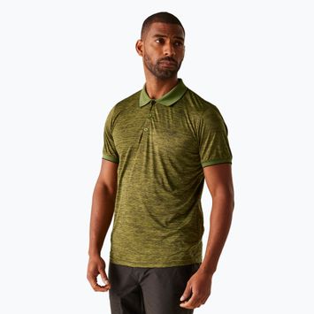 Tricou de trekking pentru bărbați REGATTA Polo Remex II nephrite green