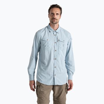 Cămașă pentru bărbați Craghoppers NosiLife Adventure Long Sleeved Shirt III niagara blue