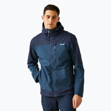 Geacă de ploaie pentru bărbați REGATTA Highton Stretch IV moonlight denim/navy