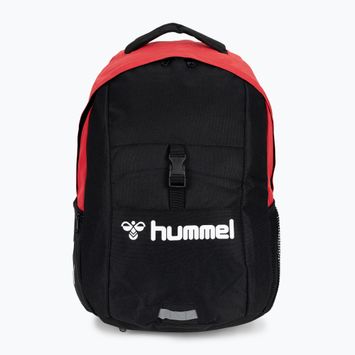 Hummel Core Ball 31 l rucsac de fotbal roșu adevărat/negru