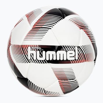 Hummel Futsal Elite FB fotbal alb/negru/roșu mărimea 4