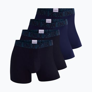 Boxeri pentru bărbați CR7 Basic Trunk 4 pairs 2512 multicolor