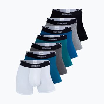 Boxeri pentru bărbați CR7 Basic Trunk 7 by 2820 multicolor