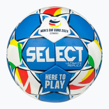SELECT Replica EHF Euro Euro Men handbal v24 alb/albastru mărimea 3