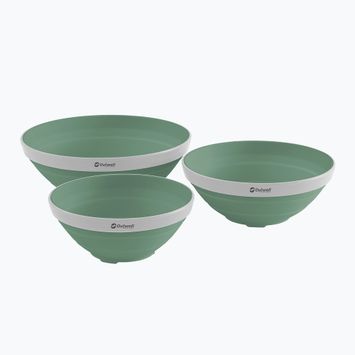 Outwell Collaps Bowl Set verde și alb 651118