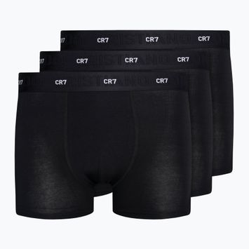 Boxeri bărbătești CR7 Bamboo Trunk FSC 3 pary black