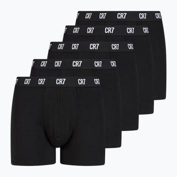 Boxeri bărbătești CR7 Basic Trunk 5 par black/white