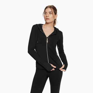 Tricou de antrenament pentru femei Cardio Bunny Windy negru