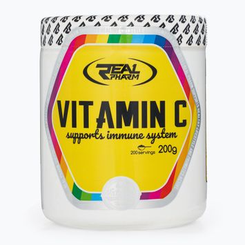 Vitamina C Real Pharm Vitamin C 200 g căpșuni/zmeură