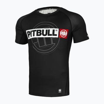 Rashguard pentru bărbați Pitbull West Coast Hilltop Sports Rash black