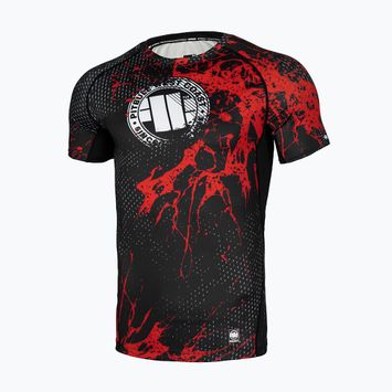 Rashguard pentru bărbați Pitbull West Coast Blood Dog 2 Rash black