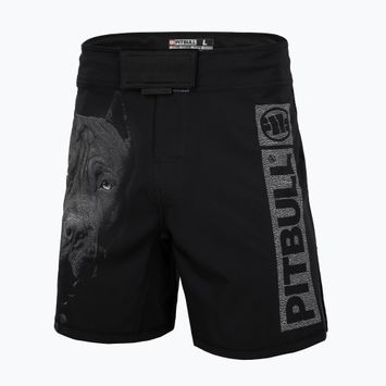 Pantaloni scurți de grappling pentru bărbați Pitbull West Coast Grappling 3 Born in 1989 black