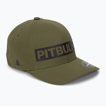 Șapcă pentru bărbați Pitbull West Coast Full Cap ,,Hilltop" Stretch Fitted olive