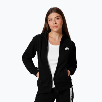 Hanorac pentru bărbați Pitbull West Coast Fuchsia Hooded Zip black