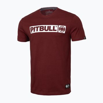 Tricou pentru bărbați Pitbull West Coast Hilltop burgundy