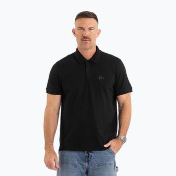 Tricou polo pentru bărbați Pitbull West Coast Polo Pique Regular black