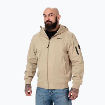 Geacă pentru bărbați Pitbull Longwood Hooded sand