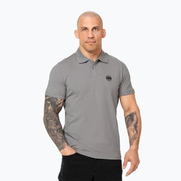 Tricou polo pentru bărbați Pitbull Polo Jersey Small Logo grey