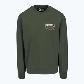 Bluză pentru bărbați Pitbull Troublemaker Crewneck Sweatshirt old green