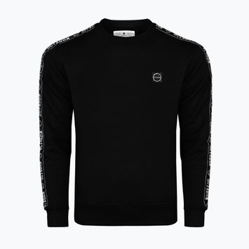 Hanorac cu glugă Octagon Stripe negru pentru bărbați