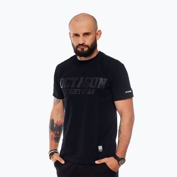 Tricou pentru bărbați Octagon FW Straight black