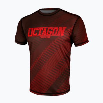 Tricou pentru bărbați Octagon Sport Blocks red