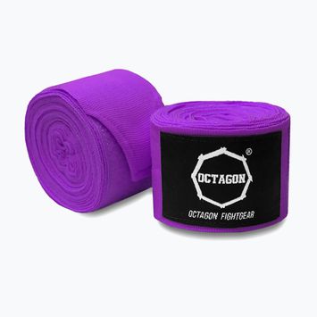 Bandaje de box  Octagon Fightgear Supreme Basic 500 cm purple