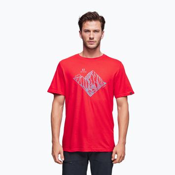 Tricou pentru bărbați Alpinus Skilbrum roșu