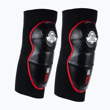 Apărători de genunchi DBX BUSHIDO "Warrior" negru/roșu