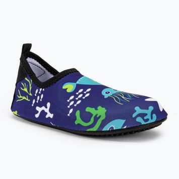 Pantofi de apă pentru copii AQUASTIC Aqua blue KWS054