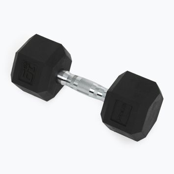 Ganteră cauciucată XTREXO Hex HXD100 10 kg