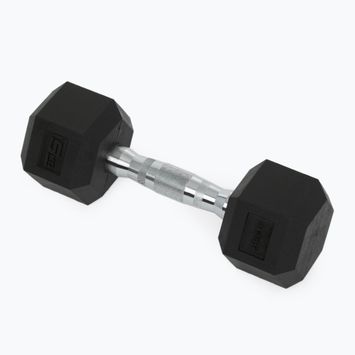 Ganteră cauciucată XTREXO Hex HXD50 5 kg