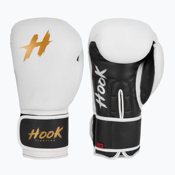 Mănuși de box  HOOK FIGHTING Ready to Fight piele alb