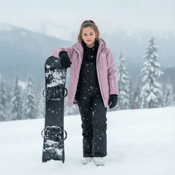 Pantaloni de schi pentru copii KADVA Skiro Pants Jr negru