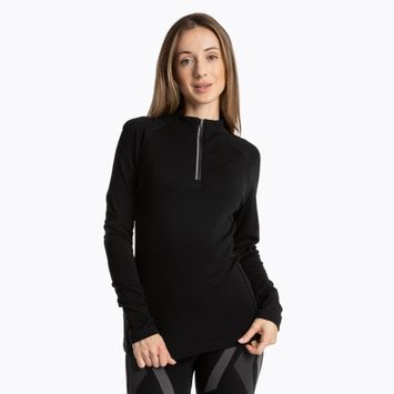 Bluză termoactivă pentru femei WOOLCANO Merino TOP0545 czarny