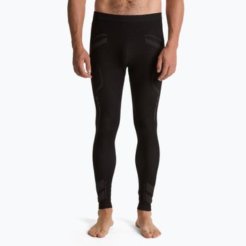 Pantaloni termoactivi pentru bărbați OneTeam ACHILL BAMBOO THERMO LIGHT PLUS black