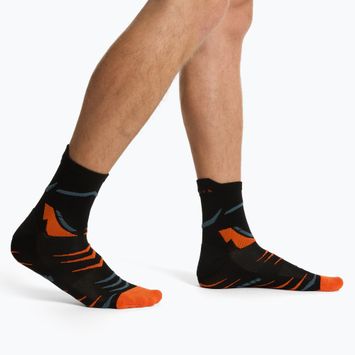 Șosete KADVA Stride Coolmax 2 perechi black/orange